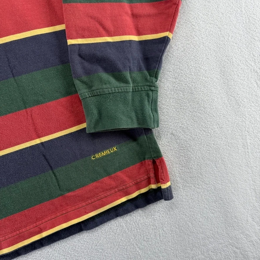 Camisa de Rugby Daniel Cremieux De Colección Para Hombre Grande Verde Colorido Bloque Preppy Foto 2 de 4