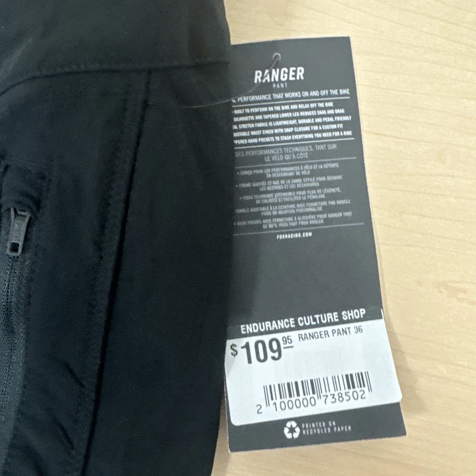 Pantalones Fox Ranger 36 Foto 3 de 4