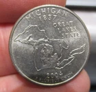 2004 Michigan Box 4D USA Quarter Dollar