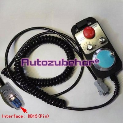 1PC New Handwheel For MACH3 5-Axis CNC Engraving Machine DB15 & Emergency Switch