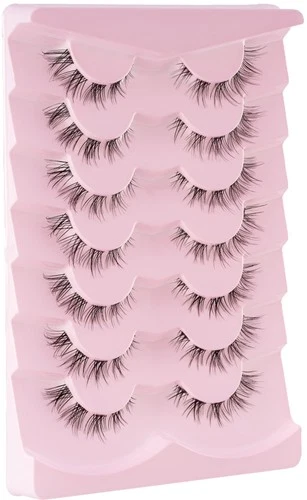 Natural Look Cluster Lashes Extensions Fluffy Lash Clusters Fake Eyelashes C ... image 6