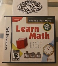 Learn Math: Grade School Math (Nintendo DS, 2009) - CIB- Tested/Working