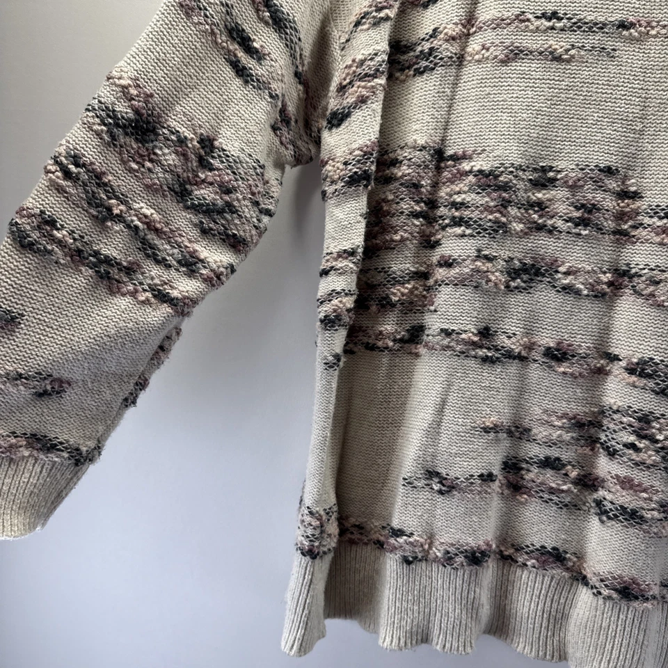 PureJill J Jill Women's Sweater Size 2X Colorful Textured Thick Knit Pullover - Image 4 of 4