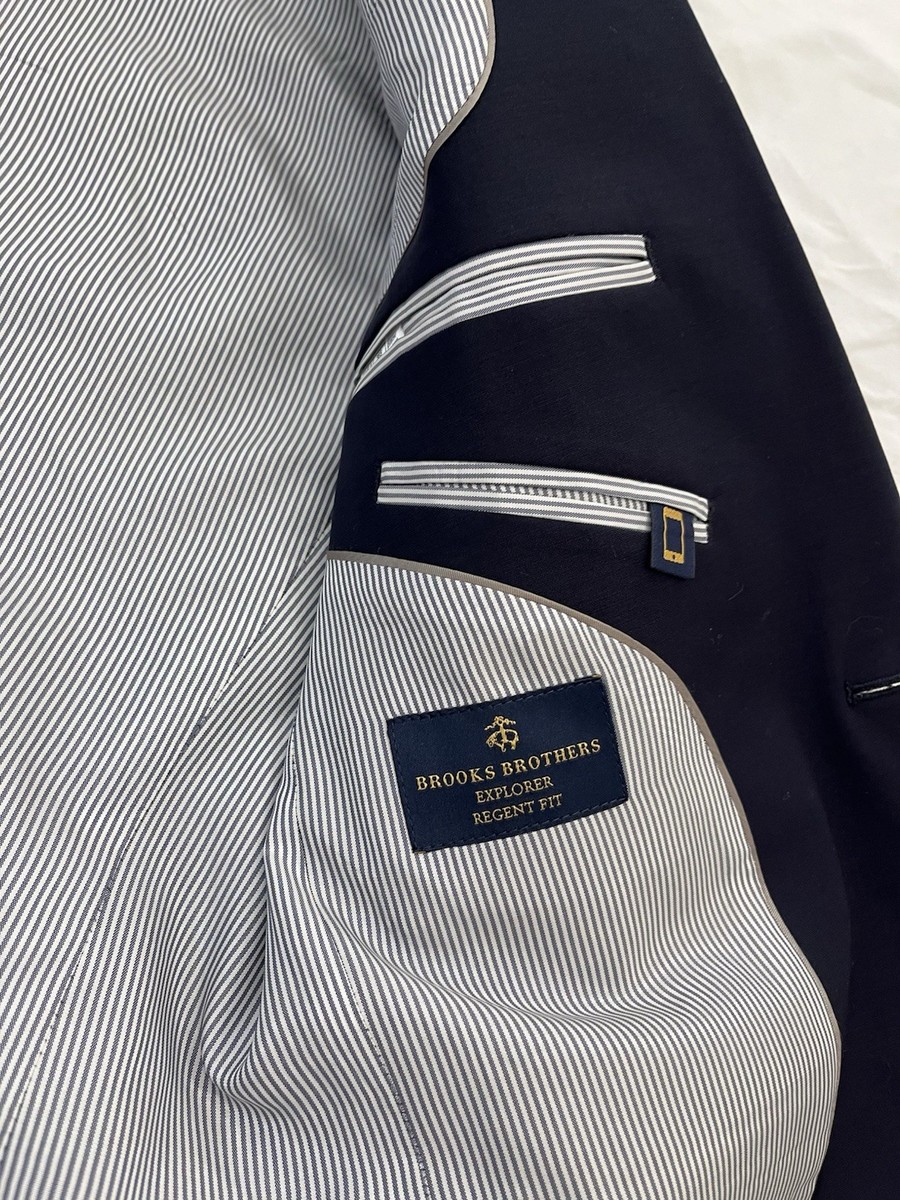 Brooks Brothers REGENT ブレザー　36 Brooks Brothers Wool Blazer Mens Gold Button Navy Blue Regent Fit