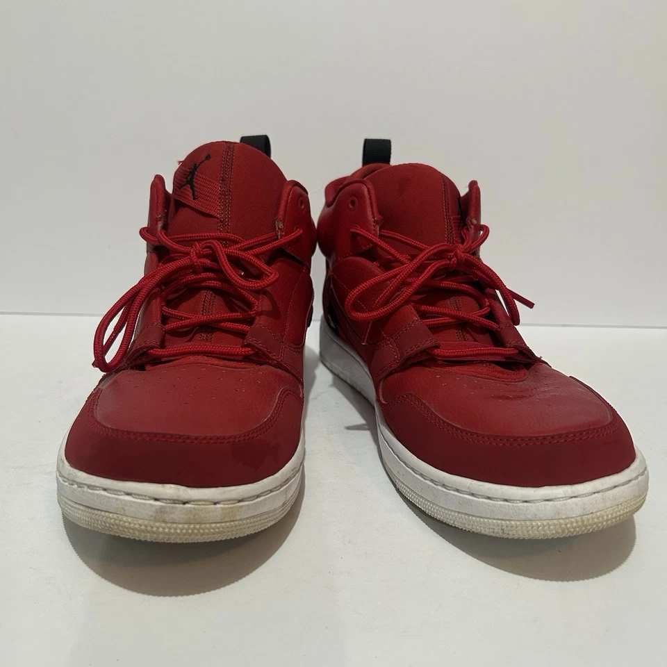 Nike Air Jordan Fadeaway Gimnasio Gamuza Rojo/Negro Zapatos AO1329 600 Para hombres EE. UU. Talla 12 Foto 2 de 4