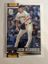 2026 Topps Series 1 Jacob Misiorowski Rookie Card #10 - Brewers RC - Topps 75th
