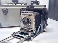 Graflex Speed Graphic 3x4 Press Camera w/ Optar 135mm f/4.7 Lens
