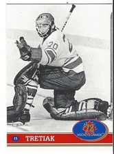 VLADISLAV TRETIAK 1991-92 Future Trends '72 Canada #11 CCCP NM-MT