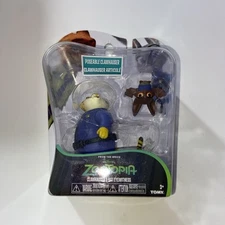Disney Zootopia Character Pack Clawhauser And Bat Eyewitness Figures New