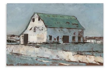 Wexford Home Plein Air Barn II Gallery Wrapped Canvas Wall Art, 16x20, Multic...