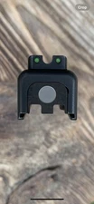 TITANIUM Glock Gen 1-5 Billet Backplate, Slide Plate  CNC Machined Grey Dot