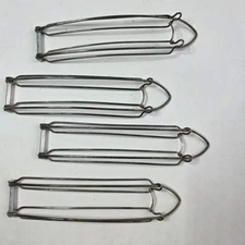 4 RARE Double Hair Waver Clips Vintage Hair Waves Flapper 1920's to 1940's