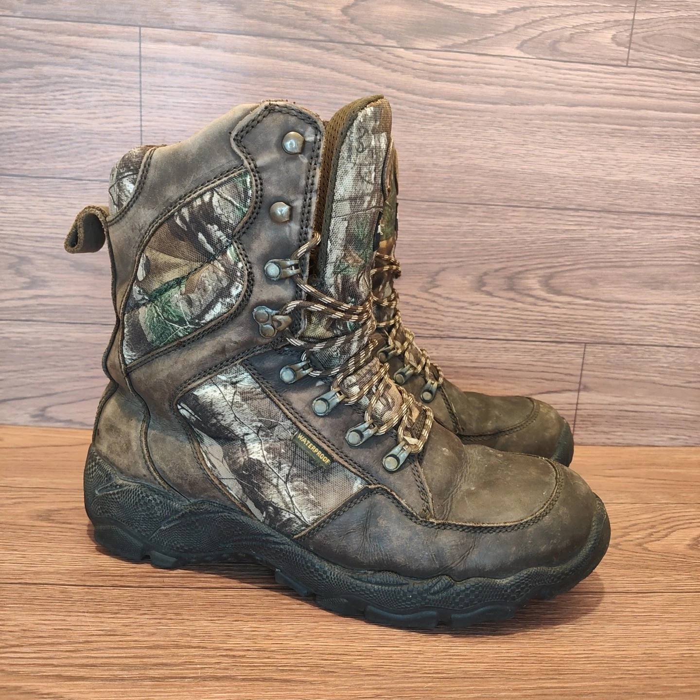 Herter's Camo Boots Mens Size 11.5 W Brown Waterproof 400 G Insulation
