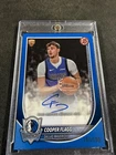 autograph rookie card cooper flagg blue #150