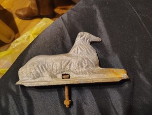 1960 Vintage Hurricane Cast Aluminum Dog fence Topper