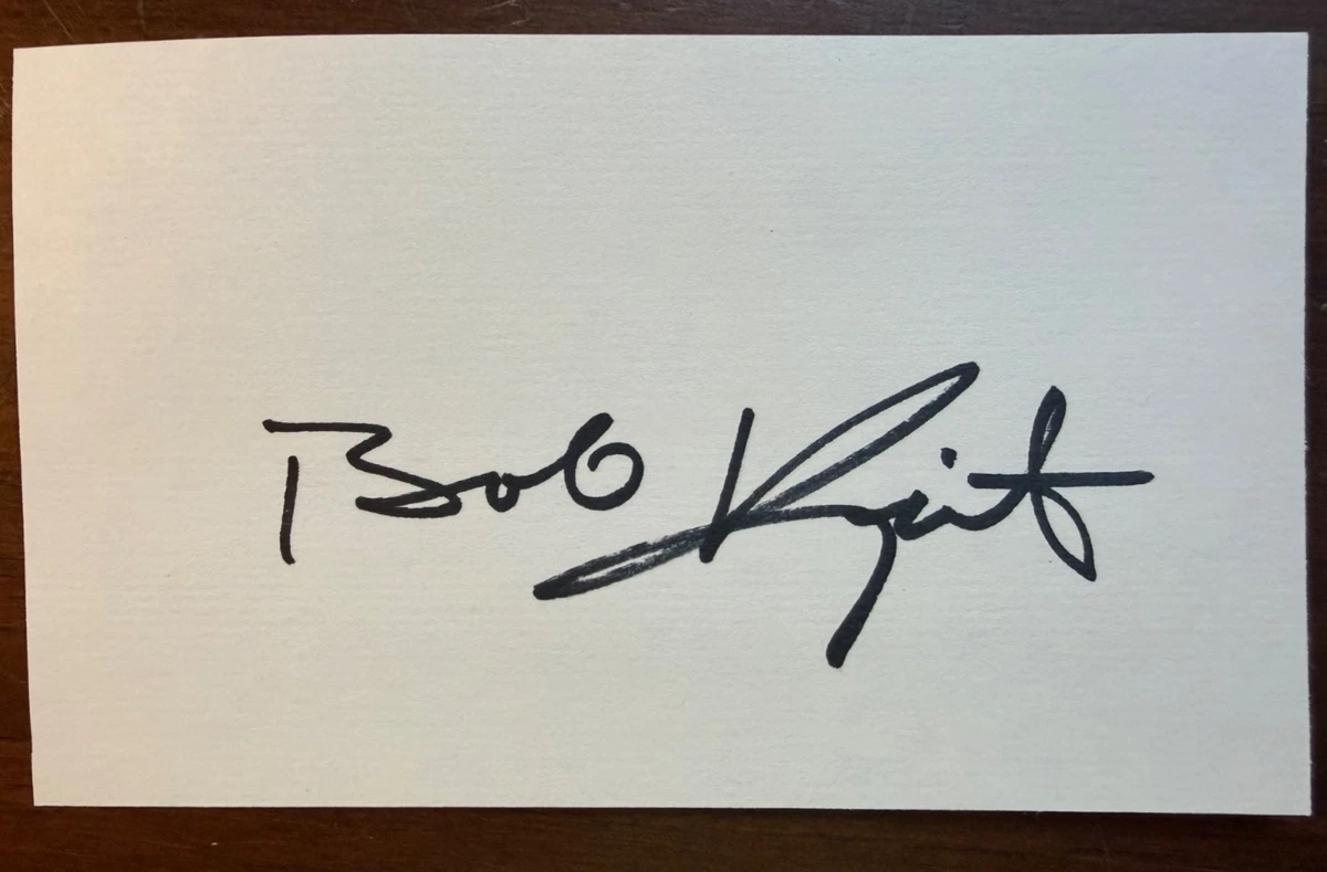 Bob Knight Autograph In Ncaa Basketball Autographed Items for sale