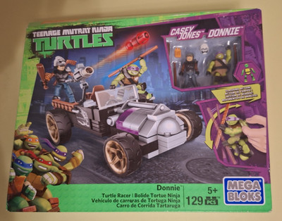 Teenage Mutant Ninja Turtles Mega Bloks ''Donnie'' Turtle Racer 129 pcs Sammler