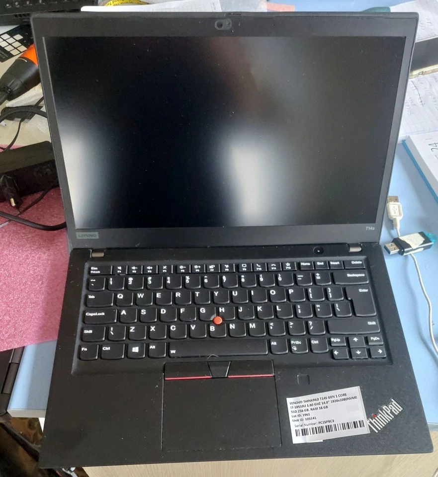 Lenovo ThinkPad T14s G1 · i7-10610U · 16GB · 512GB