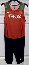NIKE Kenya International Team Pro Elite Speedsuit Red Black Running Suit Men S L