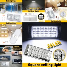 1x 36LED Car Interior Roof Light Ceiling Dome Lamp For RV Camper Trailer Truck A