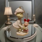 Lenox Vintage “Cindy Lou And The Grinch Too” Christmas Ornament/ Cream Box — photo 1
