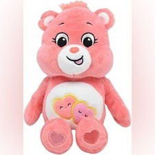 Care Bears Love a Lot Pink Plush Bear Toy NEW 9  Lovey Stuffed Animal NWT