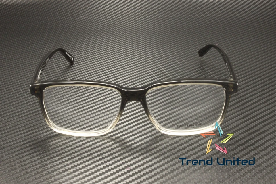 Gafas para hombre SAINT LAURENT SL 458 008 rectangulares cuadradas acetato gris 56 mm Foto 3 de 4