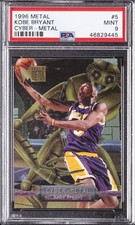 1996 METAL CYBER-METAL #5 KOBE BRYANT PSA 9