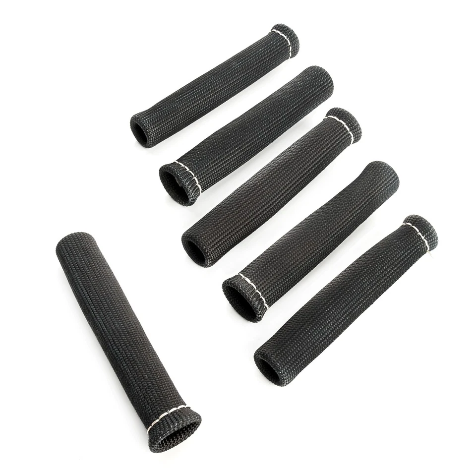 6 uds bujía de coche alambre funda protectora placa térmica cubierta negra para MAZDA Foto 2 de 4