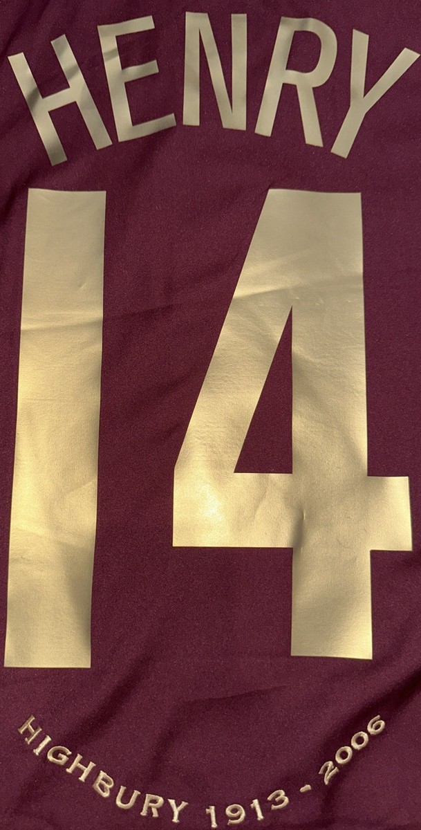 Thierry Henry Nike Arsenal 2005/06 Highbury Final Season O2 #14