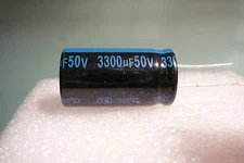 3300 uf 50V 3300 mfd LOT OF 3 PCS JAMICON RADIAL CAPACITORS 105c USA FREE SHIP