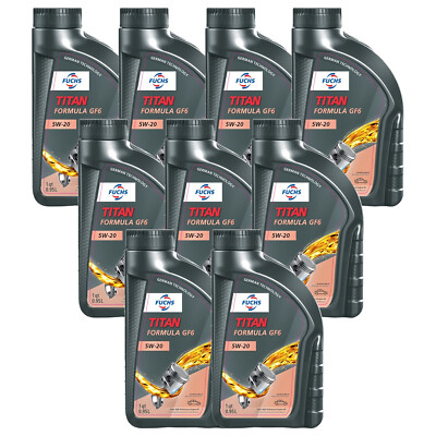 Fuchs 9 Quart TITAN FORMULA GF-6 SAE 5W-30 Fully Synthetic Engine Oil 9 x 1Qt