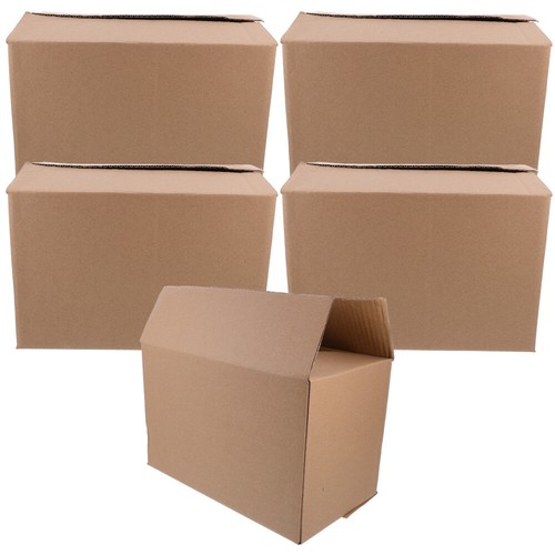 5 Pcs Express Box Corrugated Package Boxes Packaging Big Cartons