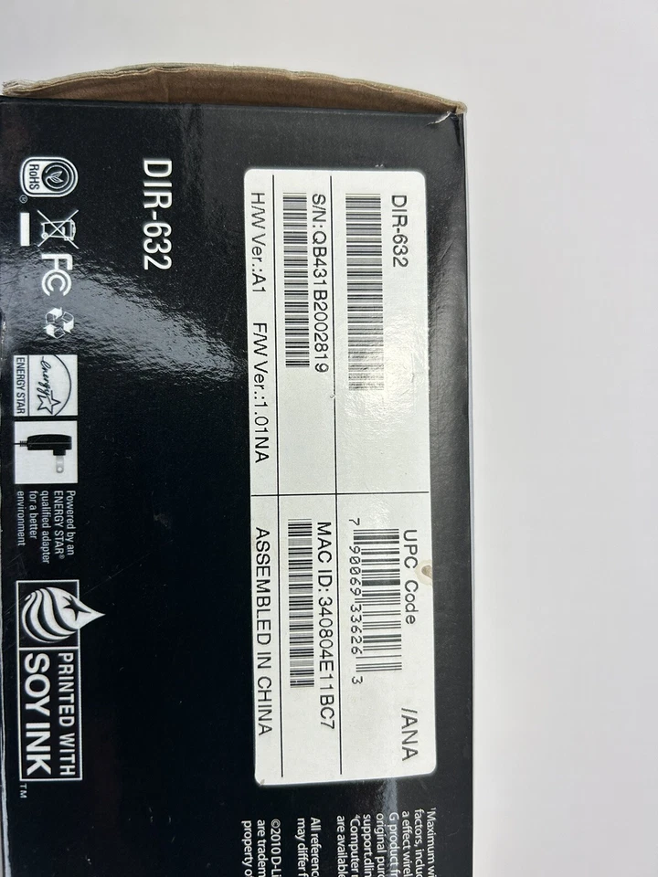 D-link Wireless Router DIR-632 - 8 Ethernet 10/100 Ports and WiFi - Image 3 of 4