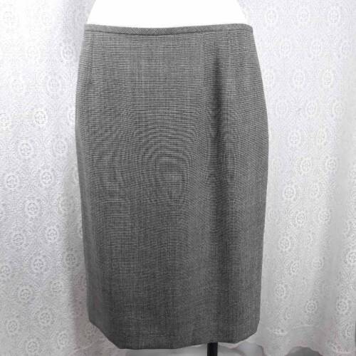 Kasper Womens Skirt Suit Brown Heathered Pockets Buttons Notch Lapel Petites 8P - Picture 3 of 12