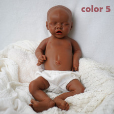 18'' solid silicone doll silicone reborn doll silicone girl doll toys gifts