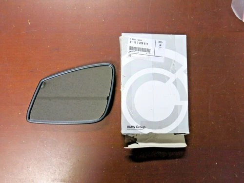 Heated Mirror Glass Left 51167228611  fits BMW 5 6 7 Series 2001-2018