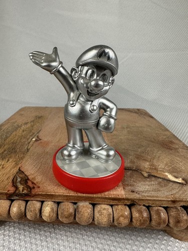 Super Mario Brothers Silver Amiibo Nintendo Switch Wii U 3DS US Version Smash