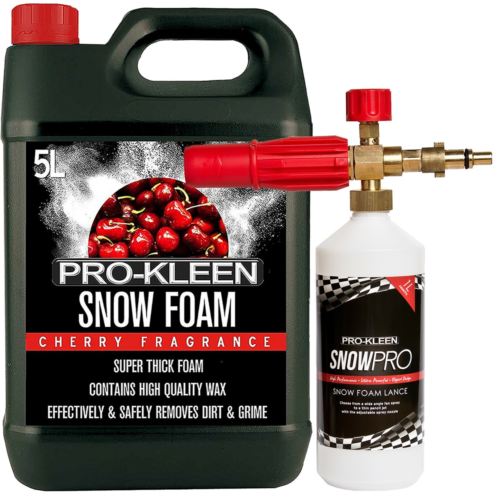 ProKleen Nilfisk Snow Foam Lance 5L Cherry Car Shampoo Wash Wax pH Neutral