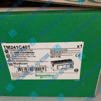 New Schneider TM241C40T programming controller