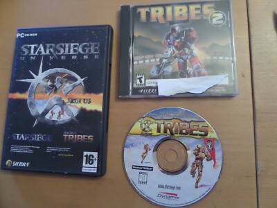 STARSIEGE UNIVERSE Star Siege + Tribes & Tribes 2 PCCD ** Windows 9598***