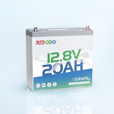 Redodo 12V 20Ah LiFePO4 Lithium Batterie für Fischfinder, Kinder-Roller, UPS