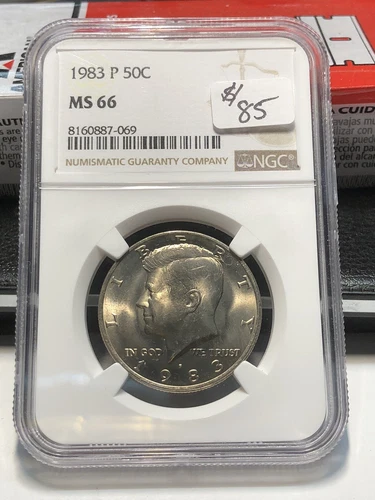 1983-P Kennedy Half Dollar NGC Certified MS66