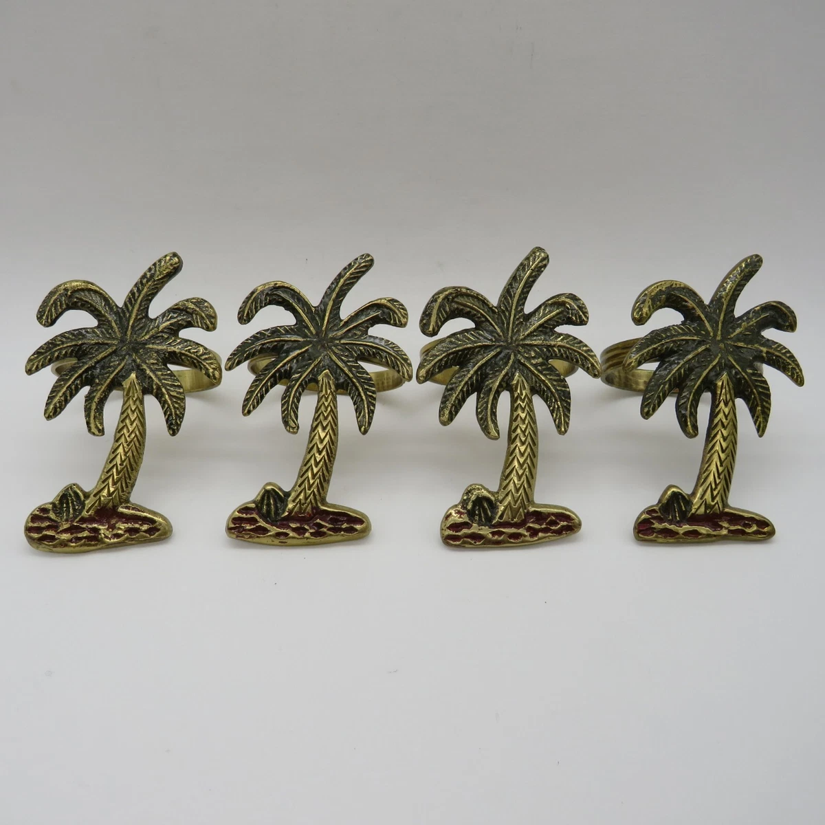 Palm tree napkin online rings