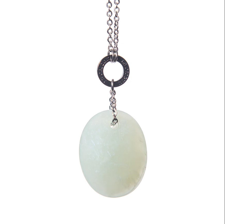 Collana Zodiac Giada Toro - Le Origini Gioielli Artigianali Pietra