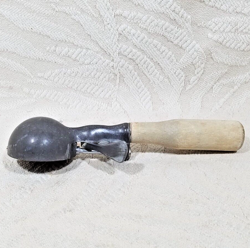 "MANGO DE MADERA PARA HELADERÍA VINTAGE INCOMPARABLE 8,25""" - Imagen 6 de 7