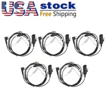 5X Earpiece With Acoustic Tube for CP040 CP185 CP200 CP200D   CP110 CP125 Radio