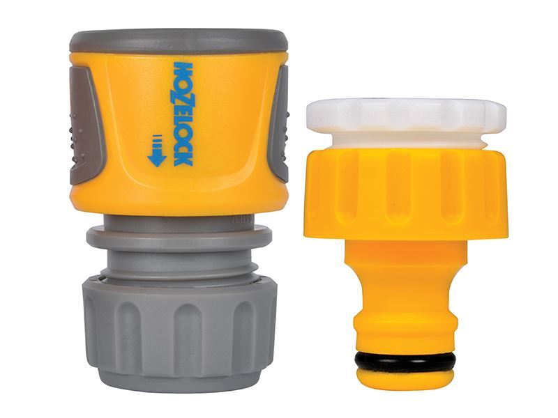 Hozelock - Set connettore per tubo flessibile filettato Tap & Soft Touch