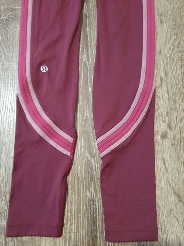 Lululemon size 2 Can 2 AU 6 Black Running Tights Activewear - Picture 3 of 3