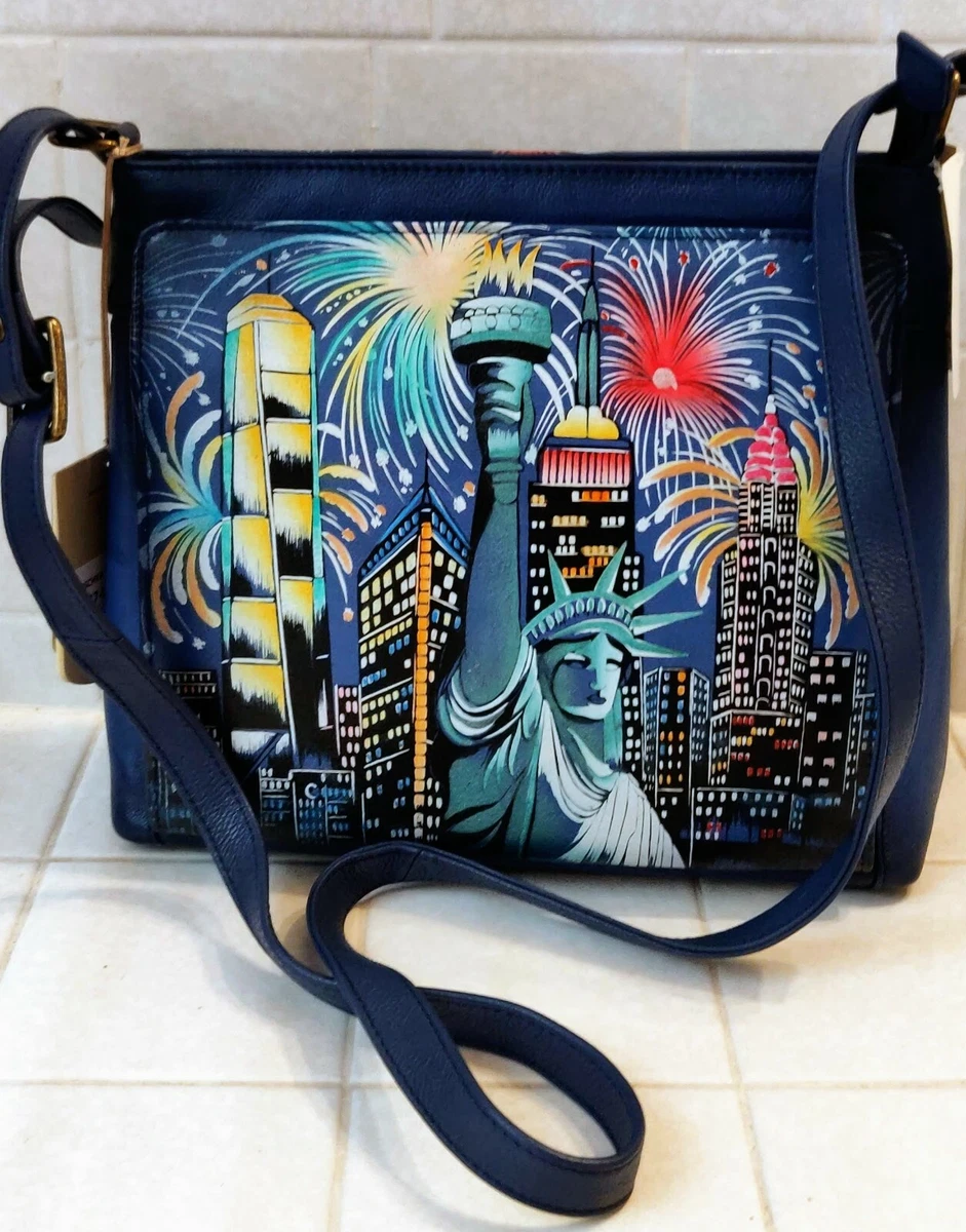 Anuschka crossbody best sale organizer